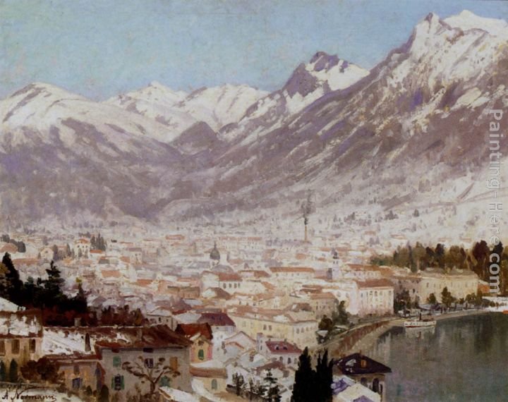 Adelsteen Normann A View Of Como